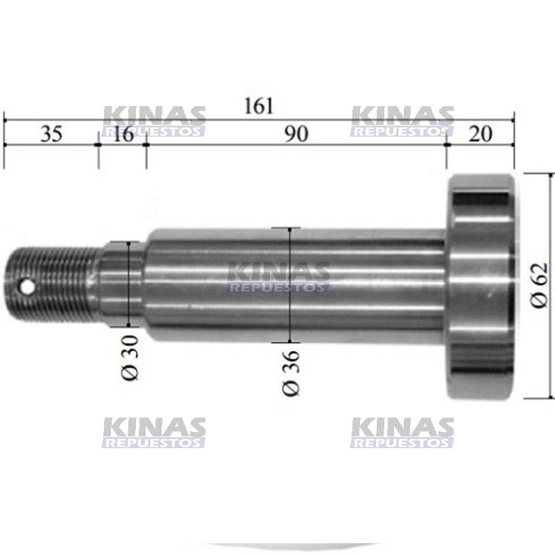 PERNO TENSOR CARRETA TRUCK SCANIA 60MM | 1604/10005