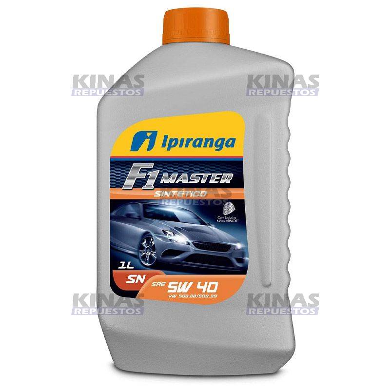ACEITE MOTOR F1 MASTER SINTETICO 5W40 SN 1LT | 00018