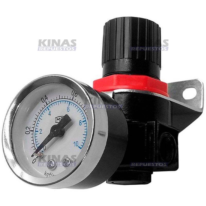 VALVULA REGULADORA PRESION TRUCK/ASIENTO 1/4NPT C/RELOJ 0-12BAR | 405369/412182