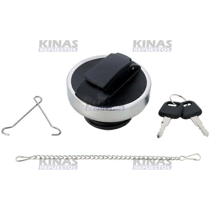 TAPA TANQUE COMBUSTIBLE SCANIA P94/114/124/S4 CROMADO (C/LLAVE) | ER3805/1481301/2276408/1.11142