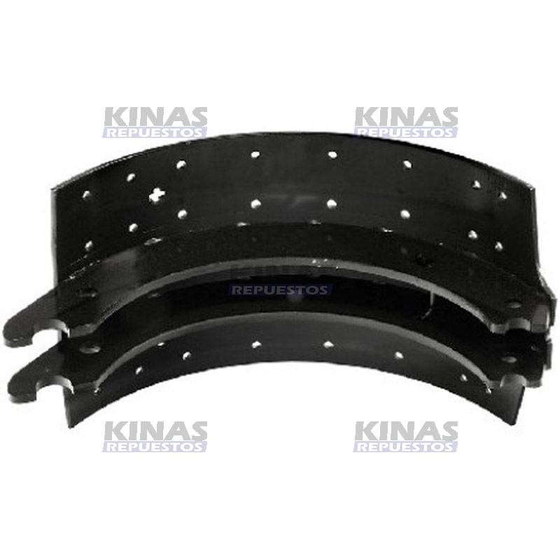 ZAPATA FRENO CARRETA 8" FIBRA CA33/DUR333/TH204 (MODERNO) | DC-333/FM61/CA33/BZ-0180/MB10180