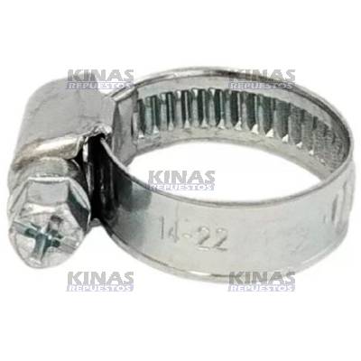 ABRAZADERA UNIVERSAL INOX F9 14MM-22MM | 2594/122006/796351