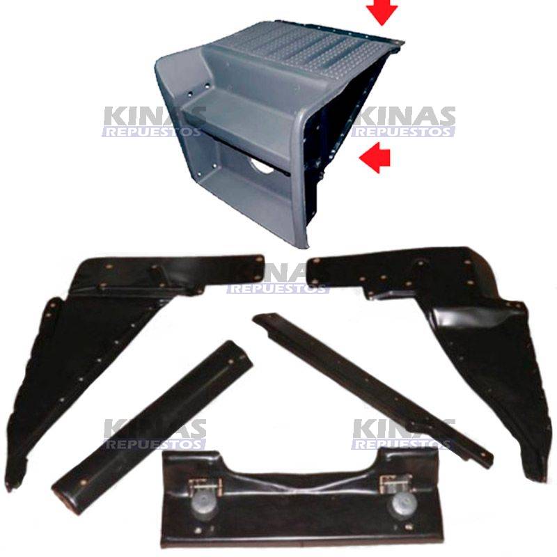 SOPORTE TAPA CAJA BATERIA SCANIA P94/114/124/S4 (SOLO SOPORTE) | 4297/ER3801S/1478867