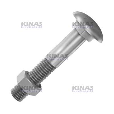 BULON PL FRANCES P/MADERA 1/4X3P C/TUERCA | 000010