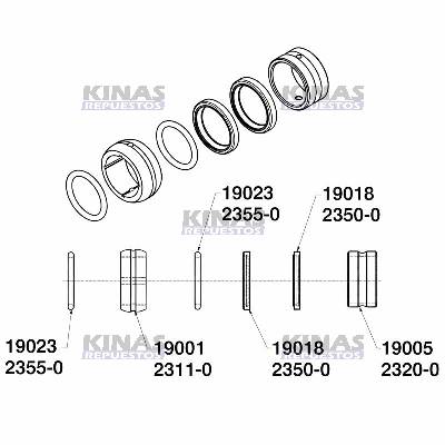 KIT BUJE EJE ZETA FRENO CARRETA TUBELESS (HIERRO) | THO-18002/1891/2300
