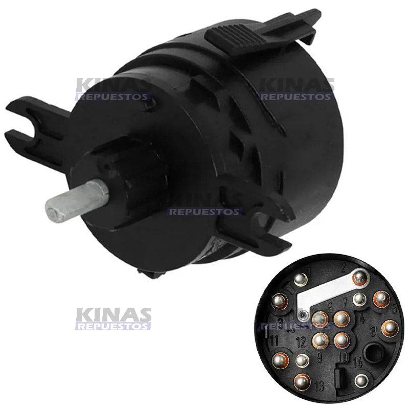 LLAVE/INTERRUPTOR FARO SCANIA 113/124 14 TERMINALES | 365015/ER1035/044.336/1.21220