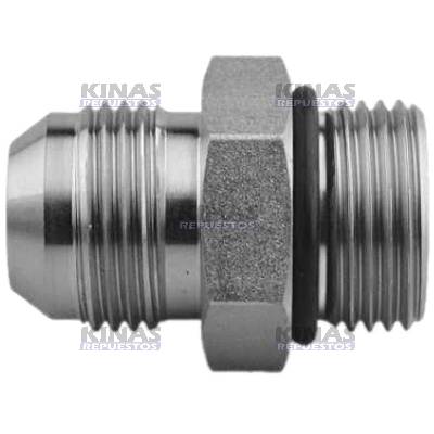 CONEXION ADAPTADOR ORING MACHO UNF 7/8 X 7/8 MACHO JIC | MR-169-0866/AOJ10-10/70.222.14-14