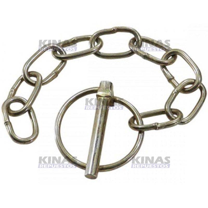 PERNO/SEGURO TAPA BOCA GRANELERA QUEBRA DEDO C/ CADENA 8MM | MP20013/2/2402