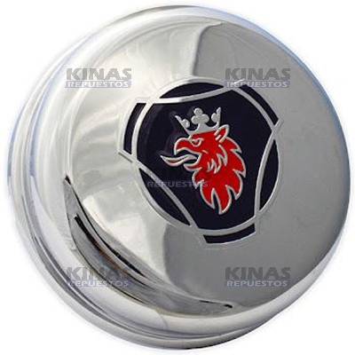 APLIQUE/TAPA CROMADO MAZA DELANTERA SCANIA P94/114/124/S4 (ADESIVADO) | 118.13DP/431.013