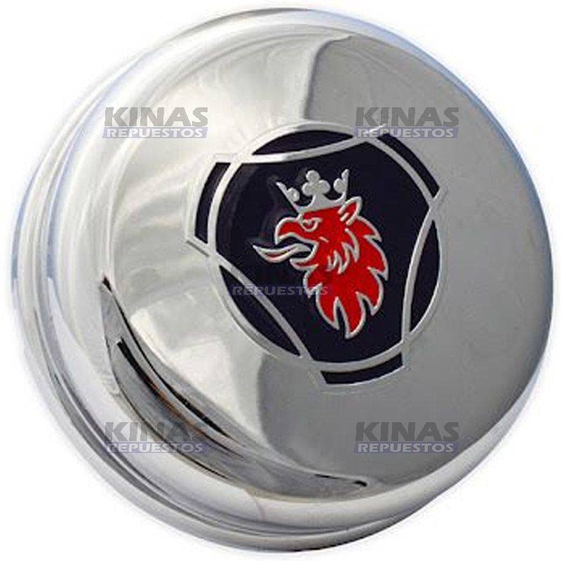APLIQUE/TAPA CROMADO MAZA DELANTERA SCANIA P94/114/124/S4 (ADESIVADO) | 118.13DP/431.013